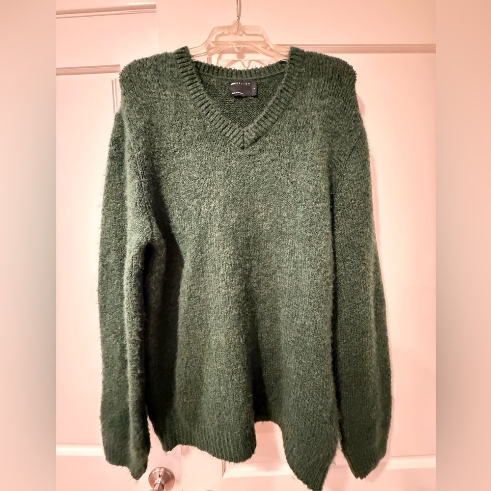 ASOS Green V-Neck Sweater